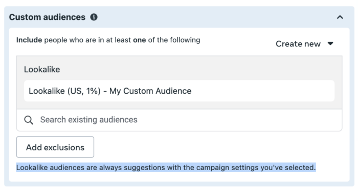 Advantages + campaign settings